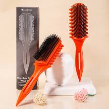 Self-Cleaning Hair Brush, Retractable Bristle Detangling Brush, Anti-Static Scalp Massage Comb For Men And Women, Suitable For Thick, Curly, Straight And Fine Hair With Easy Hair Removal - Multiple Styles - View 8