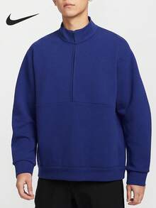 Nike Authentic Spring New Men's Training Half-Zip Stand Collar Sweatshirt HQ6954-455 - HQ6954-455 - View 1