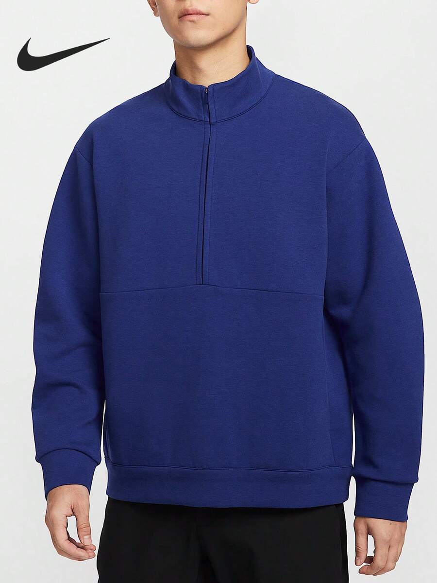 Nike Authentic Spring New Men's Training Half-Zip Stand Collar Sweatshirt HQ6954-455 - HQ6954-455 - View 1
