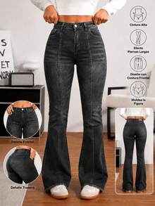Women Jeans - Black - View 1