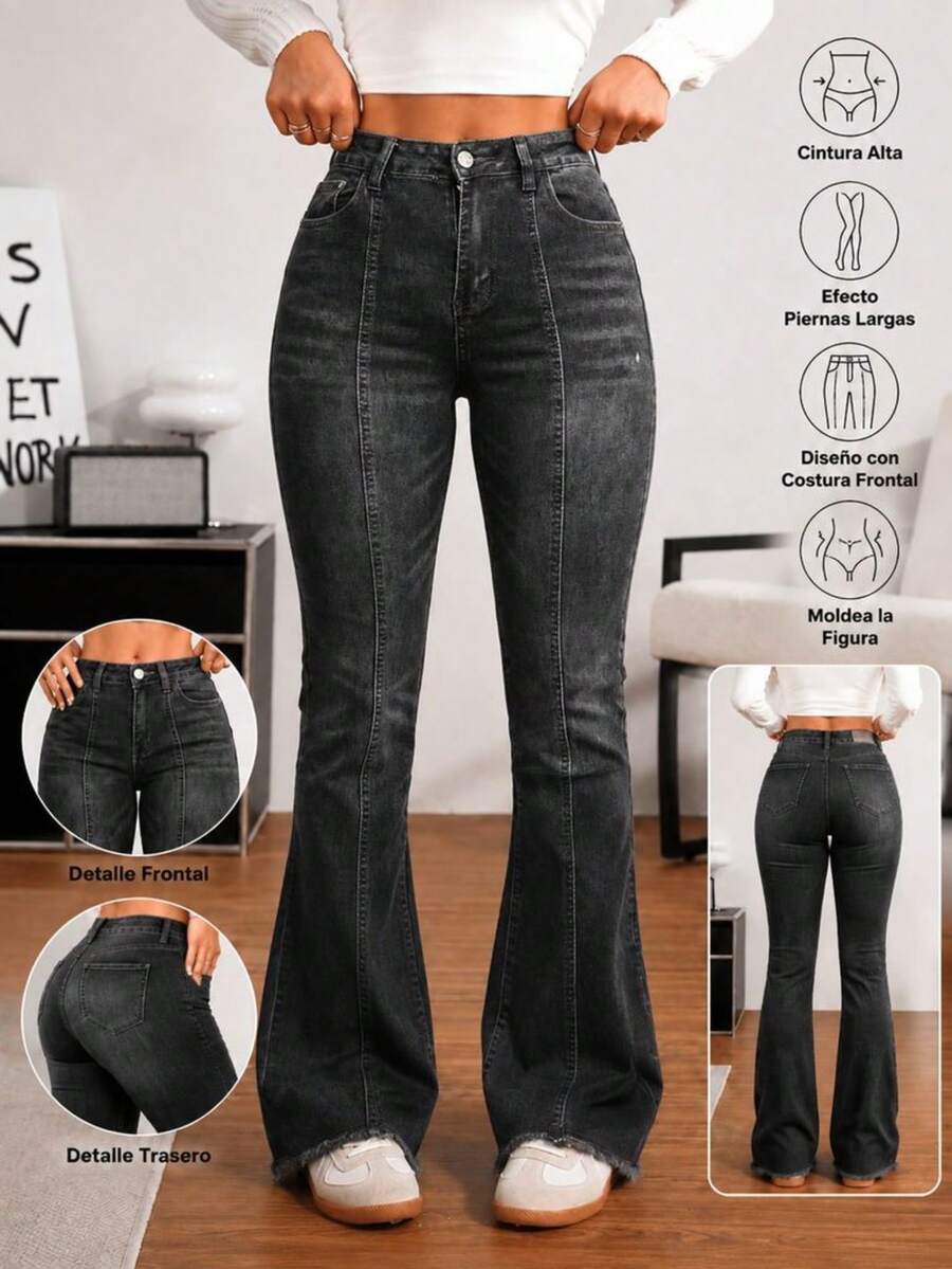 Women Jeans - Black - View 1