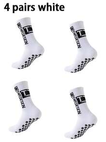 1/2/3/4/6/10/15/Pairs/Men's Non-Slip Rubber Sole Football Socks Sports Socks - Multicolor - View 11