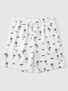 Men's Summer Crew Neck Casual T-Shirt And Casual Shorts Loungewear Set - White - View 7