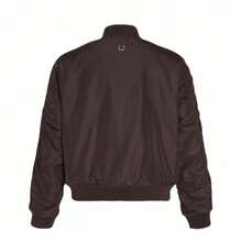 Adidas MODERN PADDED BOMBER CNY Pilot Casual Versatile Punk Loose Stand Collar Long Sleeve Jacket Men's - Brown - View 8