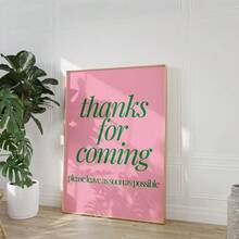 1pc Frameless Canvas Print Showcasing Contemporary Art, Titled 'Leave As Soon As Possible'. This Wall Artwork Is Perfect For Decorating Bedrooms, Living Rooms, Kitchens, And Corridors, Making It An Ideal Gift For Modern Home Decor - A - View 10