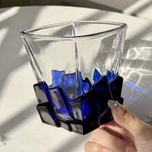 Space Silver Ice Cup, Art Glass Cup, Creative Luxury Glass Cup, Unique Design Cup, Coffee And Beverage Glass Cup, Party Gift - Multicolor - View 3