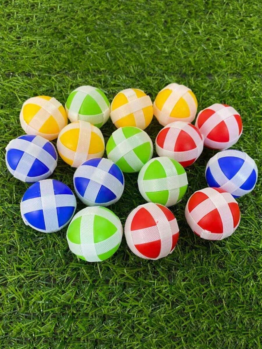 10/24pcs Bow And Arrow Ball Party Throw And Catch Game Outdoor Archery Game (Random Color) Children's Game Ball Christmas Gift - Multicolor - View 1