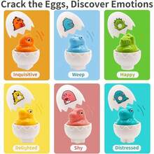 6pcs Matching Egg Squeeze Sound Smart Egg Matching Twist Egg Smart Color Recognition Educational Early Learning Realistic Egg Toy For Kids - Multicolor - View 7