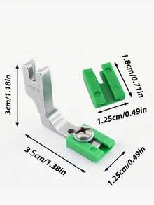 Durable P950 Industrial Sewing Machine Adjustable Gathering Presser Foot, Suitable For Overlock And Gathering Functions, Green Accessory, Suitable For Sewing, Compatible With Multiple Sewing Machines, Meets Industrial And Home Needs - Practical - View 9