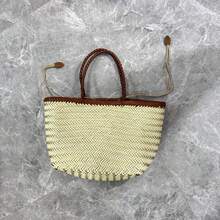 Women Shoulder Bags - 米白色配總 - 查看 1