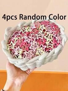30/60/90pcs Random Color Girls Colorful Star Hair Accessories, Simple & Cute, Includes BB Clips, Hair Clips And Hairpins, Suitable For Girls - Multicolor - View 9