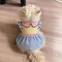 1pc Pet Shirt, Casual Comfortable Breathable, Spring/Autumn/Summer Cat Dog Clothes, Suitable For Teddy, Poodle And Other Small Pets - Multicolor - View 6