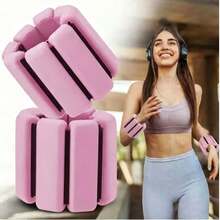 Beban Pergelangan Tangan dan Pergelangan Kaki yang Dapat Dilepas, Unisex, Tali Beban yang Dapat Diatur, Cocok untuk Berjalan, Berlari, Yoga, Menari, Balet, Latihan Kekuatan, Latihan Kebugaran di Rumah, 2 buah/Set - MultiWarna - View 12
