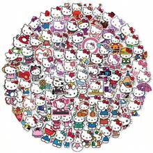 SANRIO 50 Pcs Genuine 2-3 Inch Hello Kitty Cute Graffiti Waterproof Stickers, For Holiday Parties, Laptops, Water Bottles, Bumpers, Computers, Phones, Notebooks, Etc. (Random Style) - Multicolor - View 11