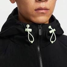 Nike Sportswear Windrunner Men's Skin-Friendly Fashionable Comfortable Versatile Warm Long-Sleeve Jacket - Black - View 3