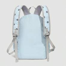 SHILAN Lightweight Printed Foldable Backpack Portable Casual Travel Rucksack Simple Large‑Capacity Daily Student School Bag - Multicolor - View 3