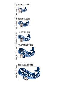 1pc Blue Cartoon Whale Cute Style Doormat, Small Rug, Welcome Mat, Carpet, Floor Mat, Outdoor Doormat, Kitchen Rug, Home Decor, Front Door Mat, Area Rug, Outdoor Mat, Home Decor, Area Carpet, Garden Rug, Washable Carpet - Multicolor - View 6