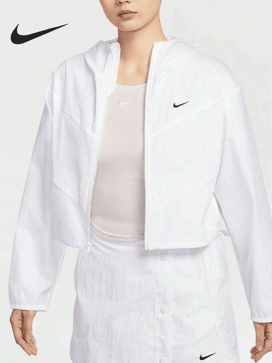 Nike Authentic Spring New Women's Woven Hooded Sports Jacket HJ1183-100 - HJ1183-100 - View 1