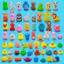 Water Play Rubber Duck Cartoon Bath Squeaky Sound Animal Doll For Kids, Random Color And Style - Multicolor - View 4