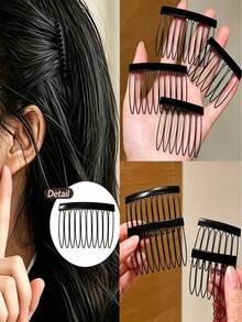 4/8 buah Aksesori Rambut Praktis, Sisir Rambut Tak Terlihat, Jepit Rambut Volume Samping, Jepit Rambut Poni Kecil, Jepit Rambut Volume Atas, Untuk Penataan Rambut, Memperbaiki Riasan dan Aksesori Rambut Hadiah Liburan - MultiWarna - View 11
