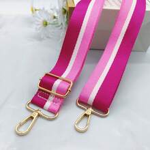 3.2cm Rainbow Color Bag Strap DIY Women's Bag Replaceable Strap,Handbag Strap - Multicolor - View 11