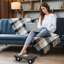 Footrest Chair, Height Adjustable Seat With Rolling Massage Function, Suitable For Under Desk, Computer Gaming, Office Chair Support And Foot Support Under Workstation - Multicolor - View 1