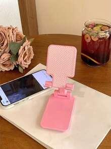 1pc Foldable Desktop Phone Stand, Adjustable Height Portable Phone Holder, Women Travel Kitchen Essential, Suitable For All Phones, Halloween Gift, Back To School - Multiple Styles - View 15