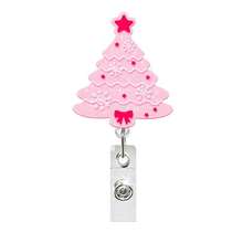 1pc Christmas Fun Scroll-Style ID Badge Holder, ID Card Name Tag Clip, Christmas Fun Design, Suitable For Doctors, Nurses, Office Staff, Party Use, Back To School Essential, Christmas Badge Home Decor Christmas Decoration Room Decor - Multicolor - View 10