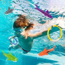1/4 Reusable Dive Rings, Perfect For Pool And Summer Beach Play. They Are Essential For Summer Beach And Pool Party Supplies, Water Games And Dog Water Play. Pool Accessories, Pool Floats, Pool Inflatables, Vacation Essentials, Beach Bag, Pool Essentials, Swimming Pool - Upgraded Version - View 8