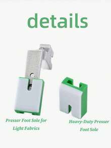 Durable P950 Industrial Sewing Machine Adjustable Gathering Presser Foot, Suitable For Overlock And Gathering Functions, Green Accessory, Suitable For Sewing, Compatible With Multiple Sewing Machines, Meets Industrial And Home Needs - Practical - View 8