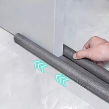 ZHGEE 1pc Door Gap Seal Strip, Soundproof, Windproof, Heat-Insulating, Insect-Proof, Dust-Proof, Leather Material, Used For Door Bottom Sealing, Sticker, Wall Sticker, Vinyl Sticker, Home Decor, Spring Decor, Home Refresh, Decorative Sticker, Birthday Graduation Gift - Multicolor - View 10
