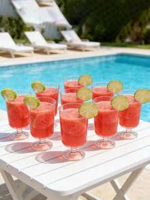 120ml Reusable Plastic Cups, Suitable For Cold Drinks And Desserts, Especially For Pudding, Cheesecake, Mousse, Cocktails, Coffee And Other Beverages. Ideal For Birthday Parties, Weddings, New Year's Eve And Other Celebrations, Can Be Used For Various Occasions Of Beverage Serving. - View 9