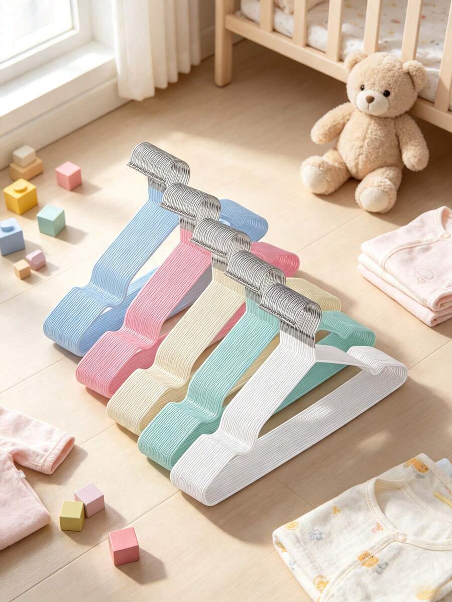 10/20PCS Non-Slip Small Hangers, Baby Clothes Storage Rack. Non-Slip ...