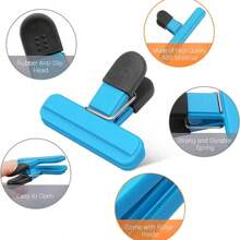 3/5/7/9Pcs Multi-Function Food Bag Sealing Clips, Household Snack Fresh-Keeping Sealing Clips, Moisture-Proof Leak-Proof Plastic Clips, Kitchen Tea Potato Chips Snack Bag Sealing Tool, Random Color - Multicolor - View 8
