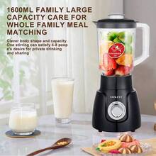 SOKANY185 Multi-Function Juicer, With Grinding Cup, 2-In-1 Blending/Grinding, 2 Temperature Settings, High Power, 1.6L, Suitable For Juice/Cooking/Ice/Coffee Grinding - Black - View 4