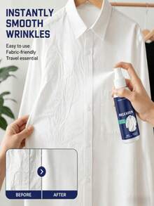 jakehoe Wrinkle Release Spray, Quick Ironing-Free Smoothing For Various Fabrics, Essential For Travel & Trips - Liquid - View 1
