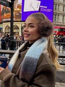 1pc Winter Ear Warmer With Faux Rabbit Fur, Warm Thermal Lined Foldable Ear Muffs, Windproof And Foldable Ear Cover Winter Accessories - A - View 6