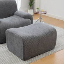 Sofa Made Of Chenille With Doors Space Saving Easy To Clean Green For Living Room - Grey 1 Seat - View 4