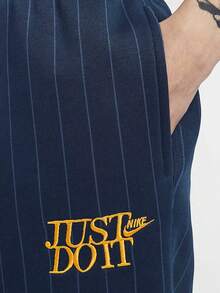 Nike Authentic Autumn/Winter New Men's Embroidered Vertical Stripe Warm Long Pants HJ2215-451 - HJ2215-451 - View 4