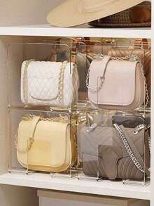 Transparent Acrylic File Storage Box, Handbag Storage Box, Desktop Document Sorting Organizer Box, Transparent Acrylic Material, Suitable For Home, Office, Suitable For Books, Envelopes, Mail, Documents, Notebooks, Office Supplies, Handbags - Clear - View 5