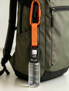 Outdoor Water Bottle Clip Aluminum Alloy Carabiner Hiking Clip Mineral Water Beverage Bottle Hanging Strap Backpack Quick Hook Portable Hanging Rope - Multicolor - View 6