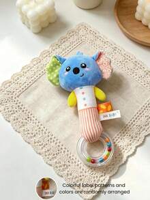 BBSKY 1pc Unisex Baby Bell Soothing Toy, Built-In Bell, Colorful Beads, Infant Grip Training Toy, Suitable As Newborn Gift - Multicolor - View 11