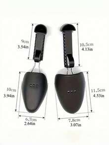 QKC 2 Pairs Adjustable Shoe Stretchers, Unisex Shoe Shape Correctors, Adjustable Length Shoe Form Maintainers Suitable For Dress Shoes And Athletic Shoes - 2 Pairs - Black - View 6