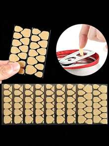 720/480/240/120/24pcs Double-Sided Strong Adhesive Pads, Transparent Removable Jelly Stickers, Waterproof Reusable Self-Adhesive Strips, Multi-Purpose DIY Decoration & Accessory Fixing Tape - Multicolor - View 7