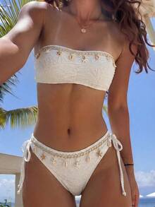 Women Bikini Sets - White - View 8