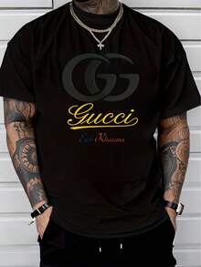 Men T-Shirts - 黑色 - 查看 8