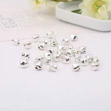 200pcs/Set Metal 6mm Bells, Handmade DIY Assembly, Countertop Desk Decor, Holiday Celebration Decoration - A - View 4