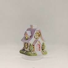 1pc 2D Flat Printed Non-3D Decorative Creative House-Shaped Aromatherapy Burner With Tweezers, No Fragrance Beads, House Design, Suitable For Home Decor, Bedroom, Living Room, Office - 1PC - View 8