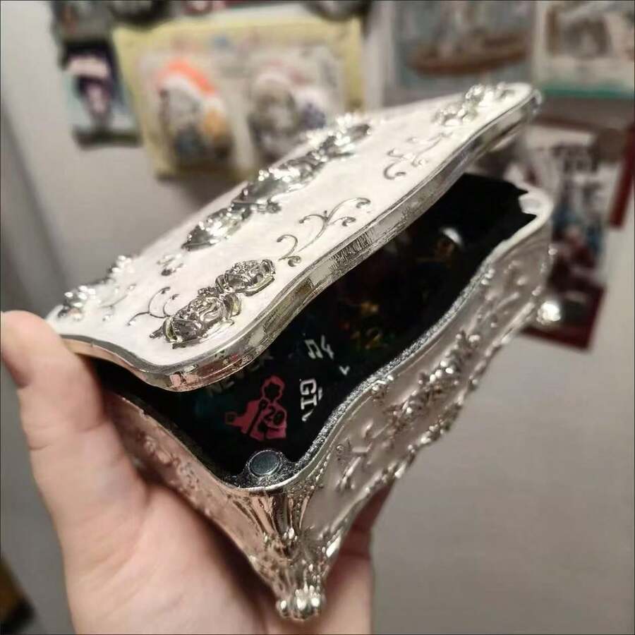 Home Decor 3D Carved Jewelry Box Old European Style - Multicolor - View 1