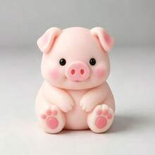 Cute Pig Silicone Mold, Candle Aromatherapy Soap Making Tool, Gypsum Resin Filling Ornament Making Mold, 3D Pig - A - View 3